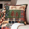 Pinecone Woodland Sherpa Pillow