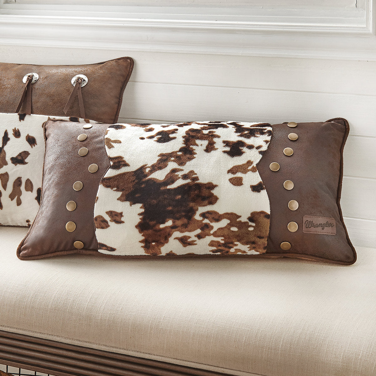 Wrangler Cowhide Accent Pillow- SALE
