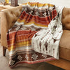 Cactus Canyon Reversible Plush Throw
