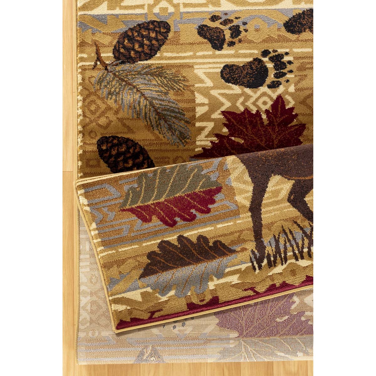 Lodge Forest Animals Rug - 2 x 3