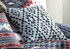 Gray Skies Geometric Accent Pillow - CLEARANCE