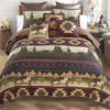 Mountain Meadow Moose & Bear Quilt Bed Set - King