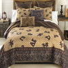 Cowboy Brands Quilt Bed Set - King