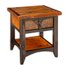Yellowstone Dutton 1 Drawer Side Table with Shelf