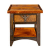 Yellowstone Dutton 1 Drawer Side Table with Shelf