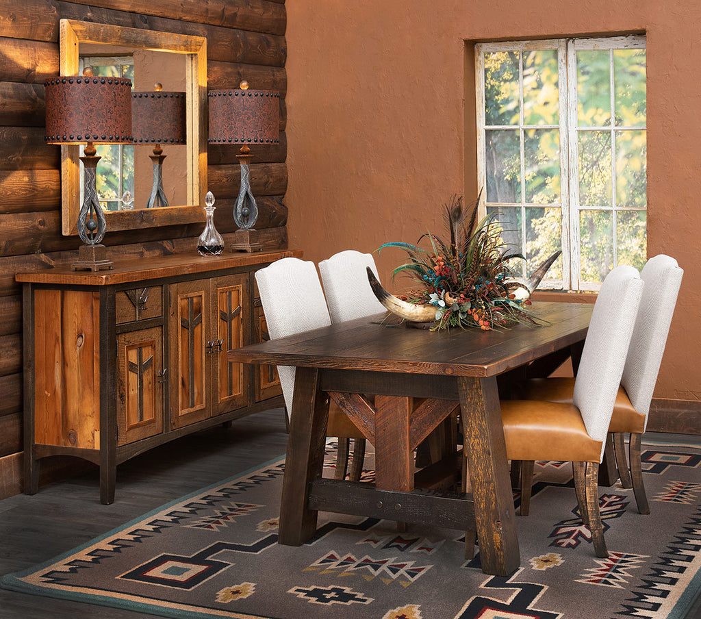 Yellowstone Dutton Trestle Dining Table