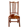 Yellowstone Gallatin Valley Spindle Side Chair - Cowhide Seat