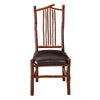 Yellowstone Gallatin Valley Spindle Side Chair - Leather Seat