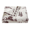 White Frost Reversible Quilt Set - Full/Queen
