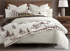 White Frost Reversible Quilt Set - King