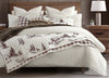 White Frost Reversible Quilt Set - Twin