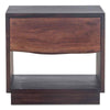 Raw Walnut Merle Nightstand
