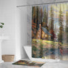 Thomas Kinkade A Peaceful Retreat Shower Curtain - OUT OF STOCK UNTIL 05/19/2026