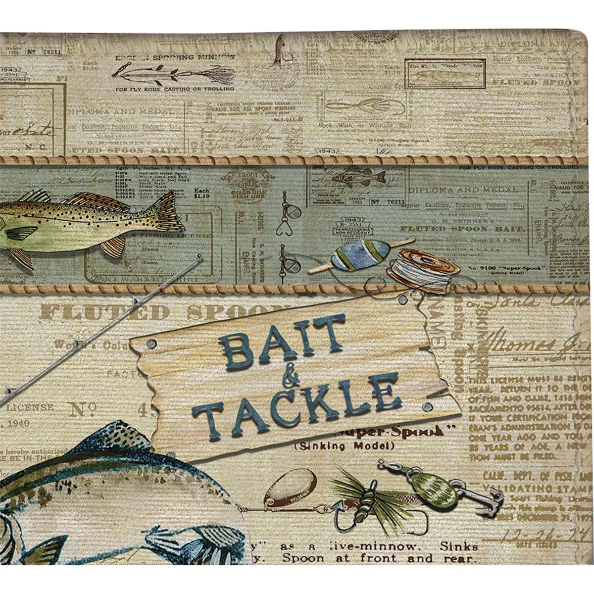 Click Bait Rugs Bait Shop Outdoor Rug - 3 x 5 | Black Forest Decor