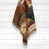 Mountain Lake Collage Throw Blanket - Small