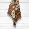 Lake Panels Throw Blanket - Small