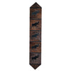 Moose Brindle Leather Table Runner - 120 Inch