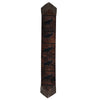Fringed Moose Brindle Leather Table Runner - 120 Inch