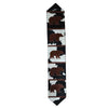 Roaming Bears Brown Leather Table Runner - 120 Inch