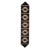 Brindle Step Pattern Cowhide Table Runner - 96 Inch