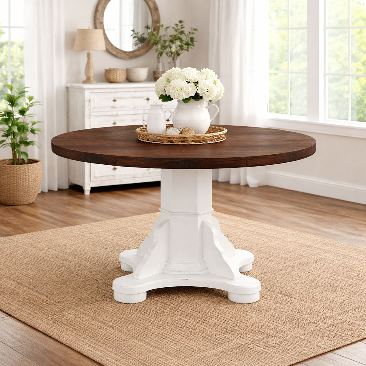 Outpost Retreat White Table - 48 Inch