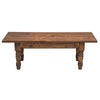 Brown Gathering Bench - 61 Inch