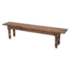 Brown Gathering Bench - 73 Inch