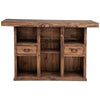 Saloon Bar with Footrail - Brown