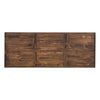 Saloon Star Bar with Footrail - Brown