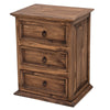 Frankie Brown 3-Drawer Nightstand