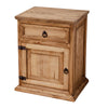 Frankie Honey Enclosed Nightstand - Left