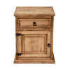 Frankie Honey Enclosed Nightstand - Left