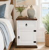 Classic White Nightstand - Right