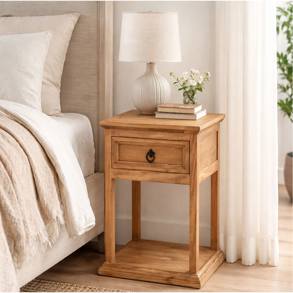 Quarry Honey Nightstand