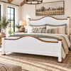 Frankie White Bed - King