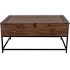Lakeshore Walnut Trunk Style Coffee Table