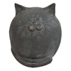 Bubbly Black Cat Clay Sculpture