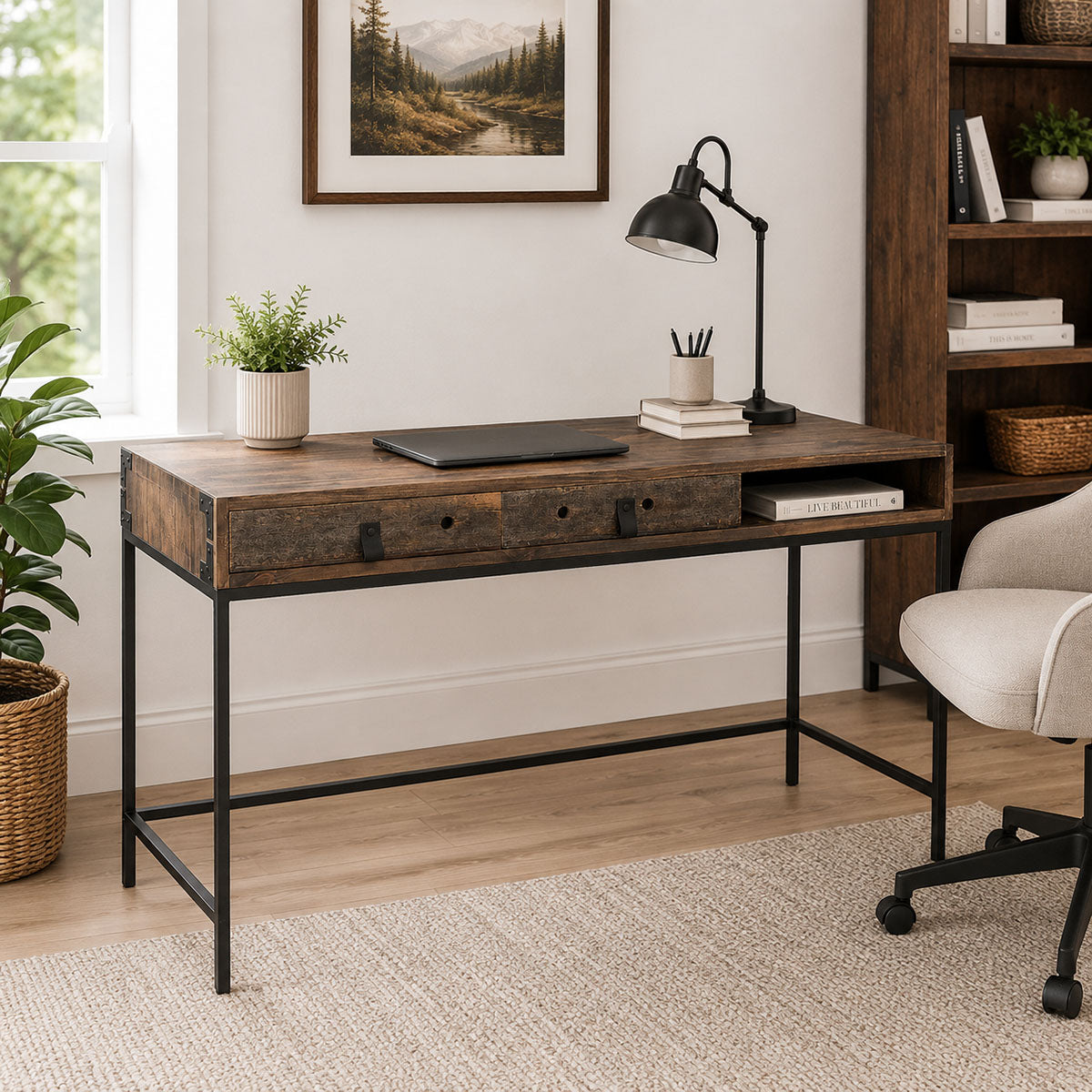 Lakeshore Walnut Desk