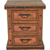 Natural Patina Copper Nightstand