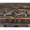 Taos Pueblo Black Carved Buffet