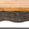 Cheyenne Carved Scrollwork Console Table