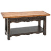 Cheyenne Carved Scrollwork Console Table