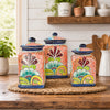 Tecumseh Ceramic Kitchen Canisters - Set of 3