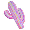 Whimsical Lavender Cactus Pillow
