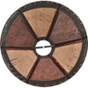 Rawhide & Pressed Leather Lampshade