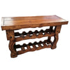 Old West Wine Console Table