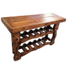 Old West Wine Console Table