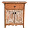 Leon Utility Cabinet - Honey & White