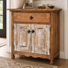 Leon Utility Cabinet - Honey & White