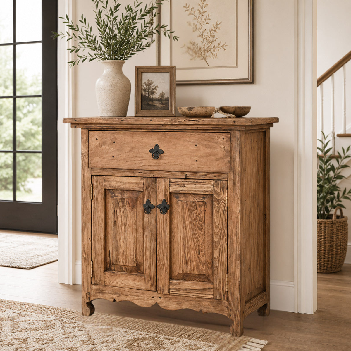 Leon Utility Cabinet - Honey